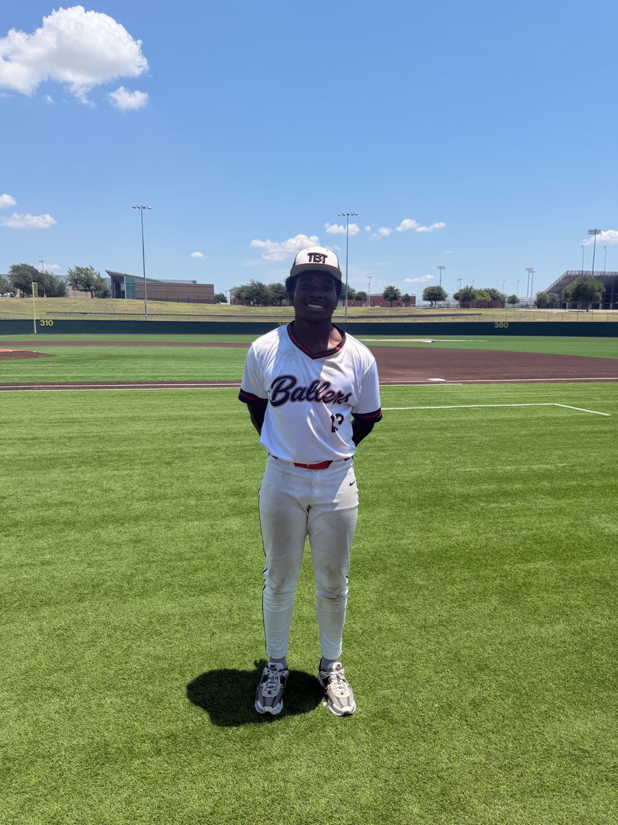 FiveToolCollege's tweet photo. F: @TBTTexas Collegiate Red 7, MVP Collegiate 2
PoG: @foeeli3 5 IP, 7K, 0H, 0R https://t.co/GhEodCB4zm