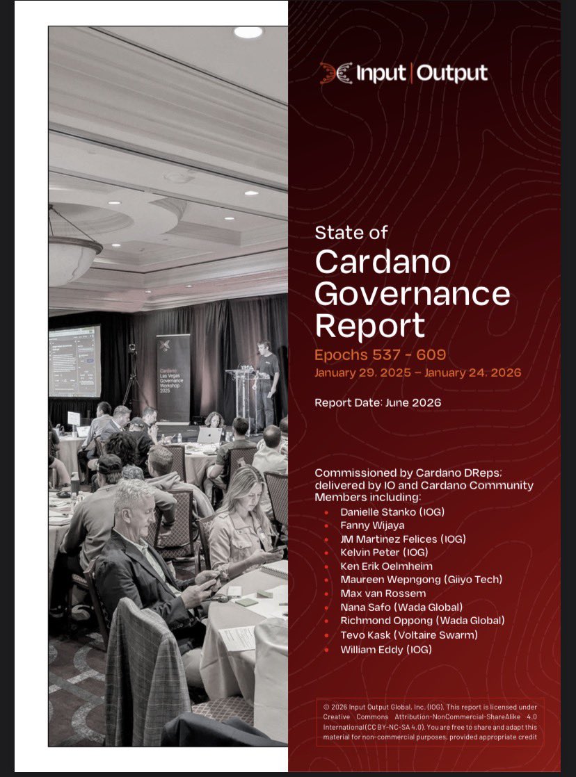 maureenyam's tweet photo. 📣 The Beyond Minimum Viable Governance (Beyond MVG)  is excited to announce that the State of Governance Report is now available!
After months of research, interviews, workshops, surveys, governance discussions and on-chain analysis, we asked one simple question:
How healthy is Cardano governance… really? Some of the answers surprised us.

DRep voting power is becoming more concentrated.
58% of participants believe incentives would increase active DRep participation.
The community prioritized five recommendations to strengthen governance.
…and that’s only scratching the surface.

So let’s take a quick tour through what we found.  A thread🧵👇🏾
#Cardano
#CardanoCommunity