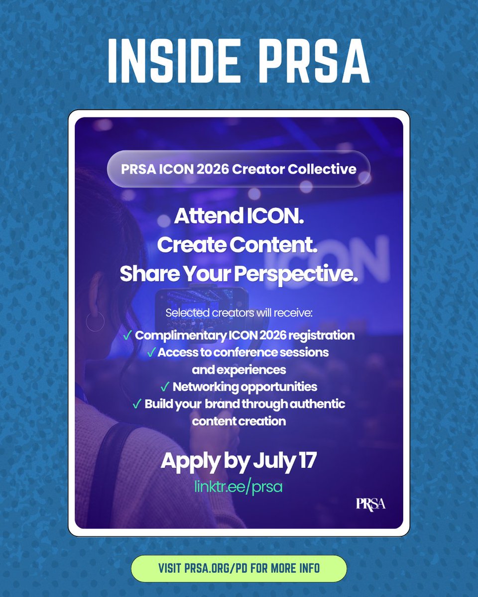 PRSA tweet media