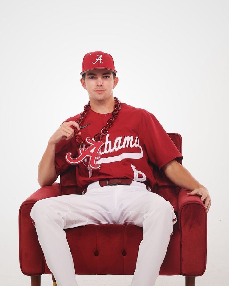 d1baseball's tweet photo. The draft will reshape @AlabamaBSB's roster.

The good news? Four key players return from injury, and the Tide added three potential weekend starters through the portal.

🔗 https://t.co/vDnbnYAeHn https://t.co/bIxNsyDUyT