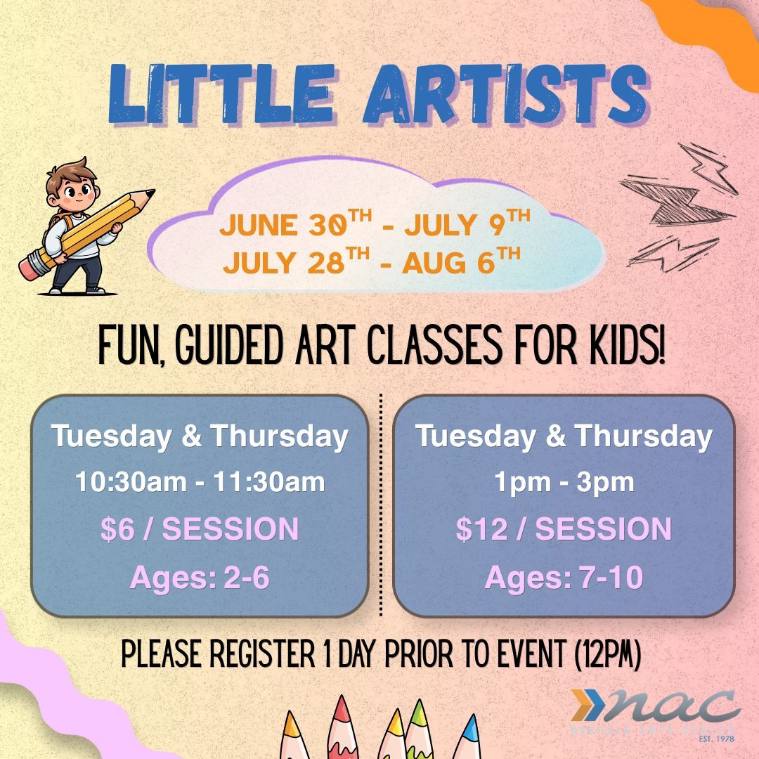 theforkarts's tweet photo. We’re excited to bring you our Little Artist Series! Fun, guided art classes for kids almost every Tuesday and Thursday during the summer. Art builds creativity, fine motor skills, confidence, and emotional expression—plus it’s a great way to make new friends. Limited spots!! https://t.co/GMkSLTFKwa