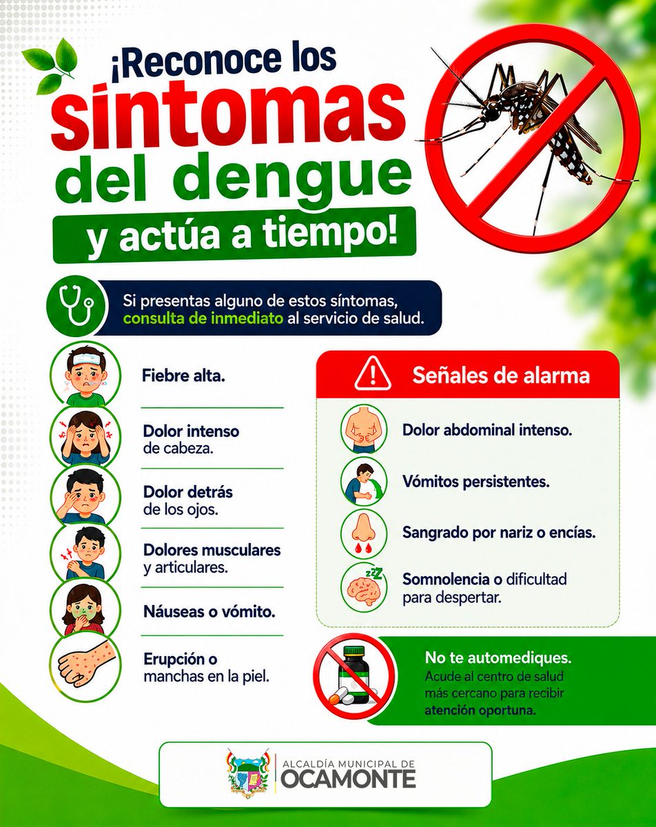AdmOcamonte's tweet photo. La mejor forma de proteger a tu familia es eliminando los criaderos del mosquito. Revisa y lava los recipientes donde se almacena agua, tapa los tanques, cambia con frecuencia el agua de floreros y bebederos de animales, y evita que se acumule agua en llantas o botellas. https://t.co/6uHne1yZLN