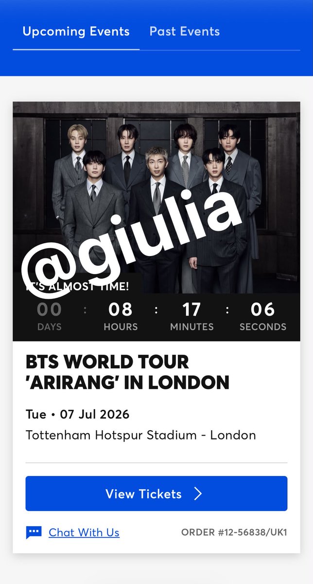 clustrn0O's tweet photo. SELLING 1 LONDON 7/7 TICKET

📍 TOTTENHAM HOTSPUR STADIUM
- SEC324
-€200 (RESALE, NEGOTIABLE)
dm🙏🏻 https://t.co/2PD8PsyTC2
