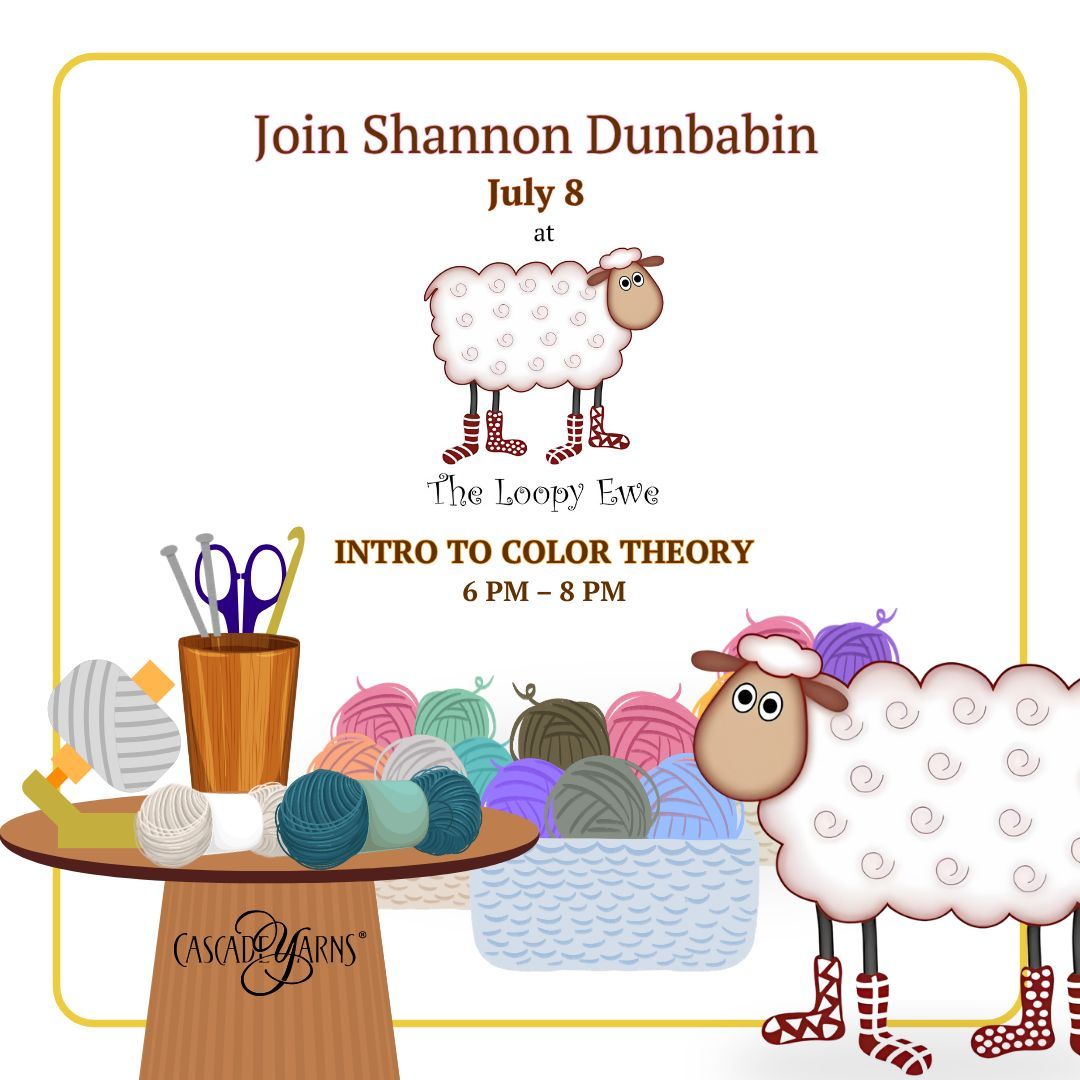 CascadeYarns's tweet photo. Experience Cascade Yarns and learn color theory basics with ๐๐ก๐๐ง๐ง๐จ๐ง ๐๐ฎ๐ง๐๐๐๐ข๐ง, July 8 at ๐๐ก๐ ๐๐จ๐จ๐ฉ๐ฒ ๐๐ฐ๐ in Loveland, CO. Reserve your spot today!
๐งถ๐๐๐๐๐๐๐๐: https://t.co/xE8zP3PmTH
#cascadeyarns #localyarnshop https://t.co/HLBW1mY3Yb