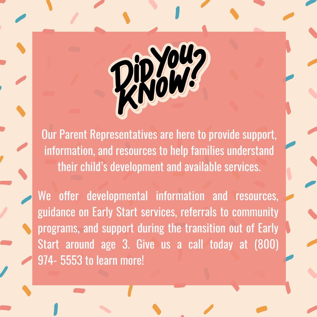 EarlyStartFRN's tweet photo. As parents, we know this journey can be challenging. Our trained staff is here to listen, support you, and connect you with helpful resources—at no cost in Riverside and San Bernardino Counties.

📞 Call us at (800) 974‑5553 — we’re here for you. https://t.co/1vvFadb7ho