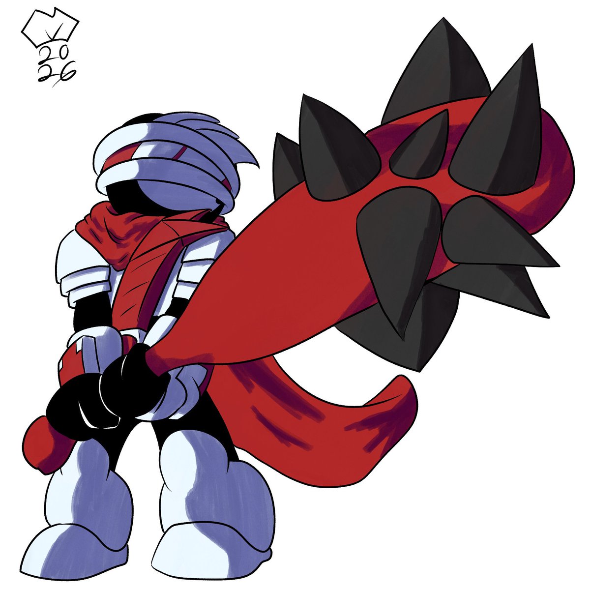 BucketMatteo's tweet photo. Beat em up mode: armed with a giant club with spikes, Scrungly is ready to go wild and paint the town red. https://t.co/PACGWVHPip