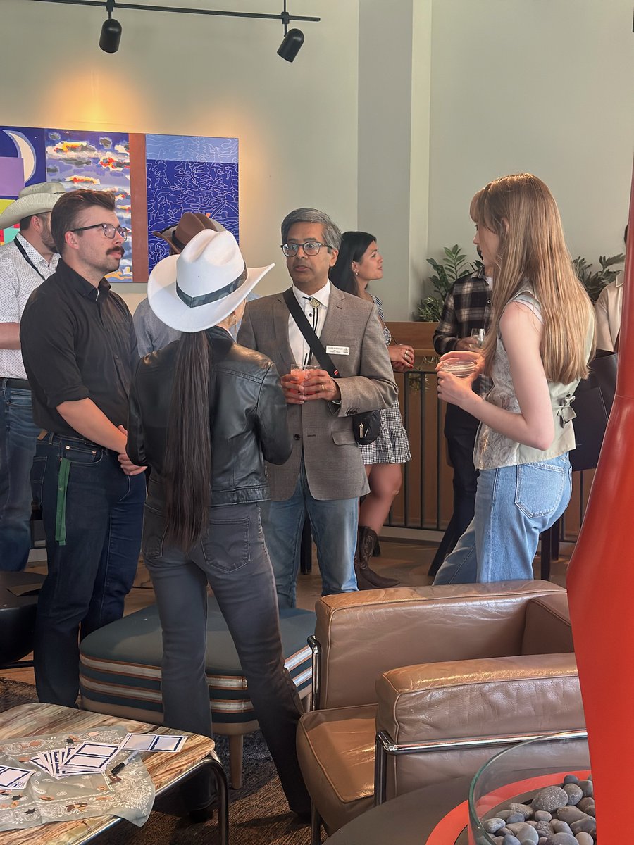 Coding4Veterans's tweet photo. Our 3rd Annual Step Into the Stampede Reception brought together veterans, tech leaders, and community members for an incredible evening in Calgary.
A special thank you to Dean Caroline Cao and uOttawa Engineering alumni for joining us! 🇨🇦
#CalgaryStampede #CodingForVeterans https://t.co/6O8q52wvcU