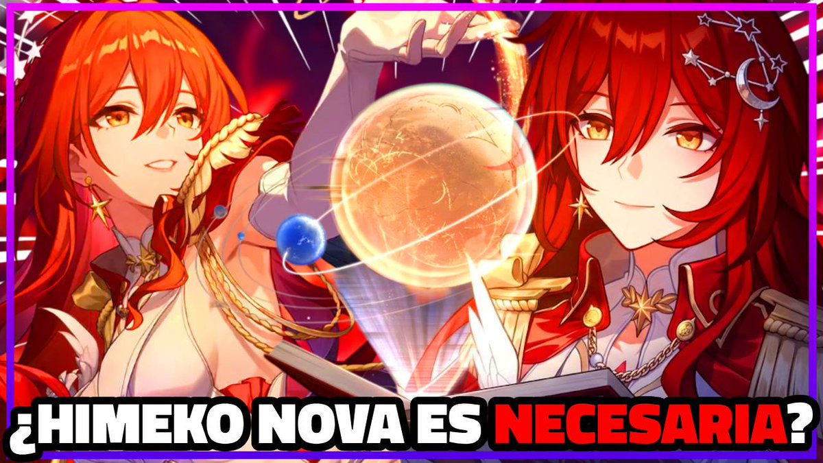 Granbellx's tweet photo. ¡NUEVO VIDEO! 🔥¿HIMEKO NOVA vale la PENA en el META ACTUAL? OPINIÓN 🤔

➡️LINK ABAJO👇

#hsr #HonkaiStarRail https://t.co/W4Gj20S5Gq