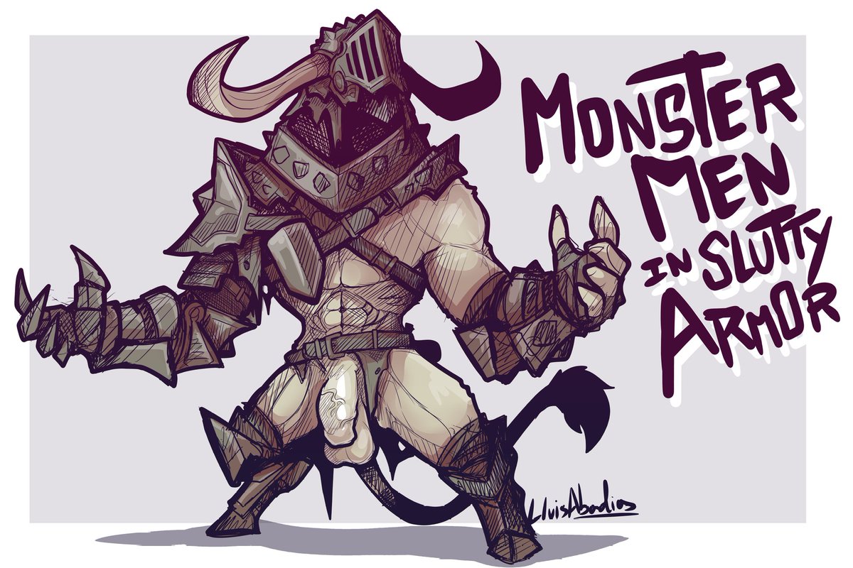 LluisAbadias's tweet photo. Minotaur with no loincloth budget https://t.co/20IvKV171p