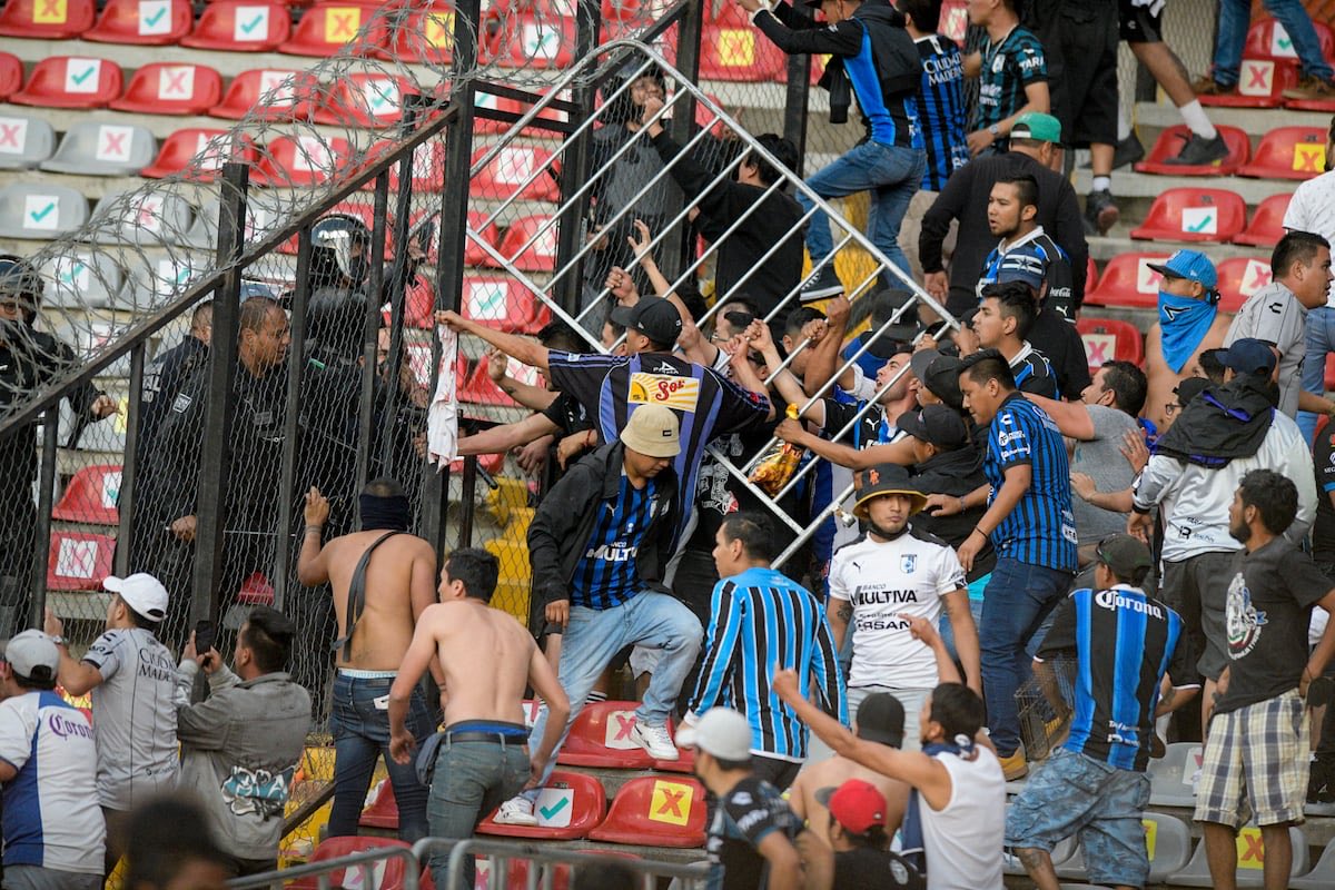 ChClumsy's tweet photo. 5 de marzo de 2022, Querétaro, Estadio Corregidora: total impunidad. https://t.co/dmS0LZlKK4
