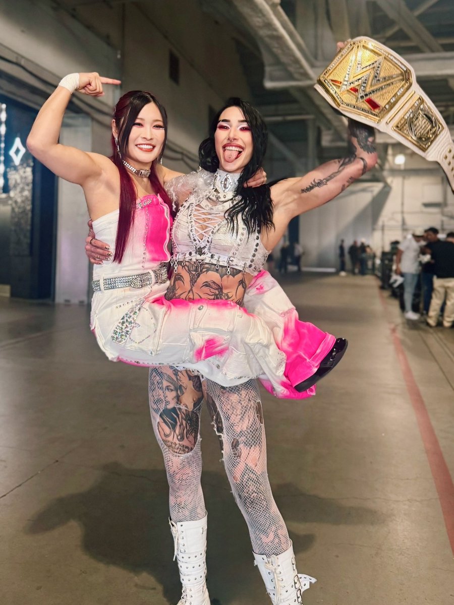 virginforfeet's tweet photo. Ooh another one with so many great combinations but I think a really fun one would be Iyo Sky &amp; Rhea Ripley. Getting to fuck Iyo while Rhea pounds me from behind would be incredible

https://t.co/IHbZ6xlb1L https://t.co/EuKiPxVUkZ