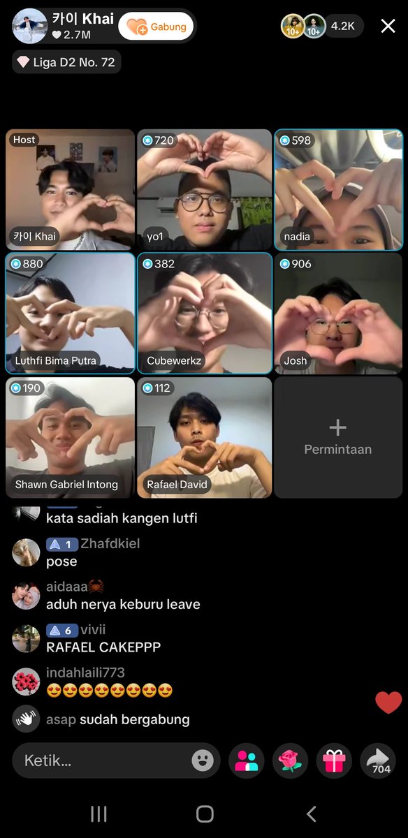 srhdamanda's tweet photo. Happy banget malam ini. Terimakasih coc season 2. #khai #yoan #nerya #nadia #nevan #wapanglakah #max #joshua #shawn dan #rafael #clashofchampions2 ❤ https://t.co/GSFbV39GFC