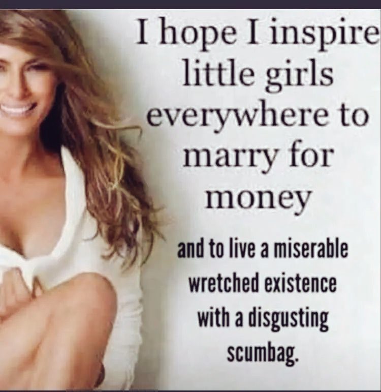 RudeFulk's tweet photo. Hey @FLOTUS you must be so proud to be an inspiration. 😆🤣😆
#MelaniaTrump 
#Miserable 
#WorstEver https://t.co/y2kjeGFC5Y