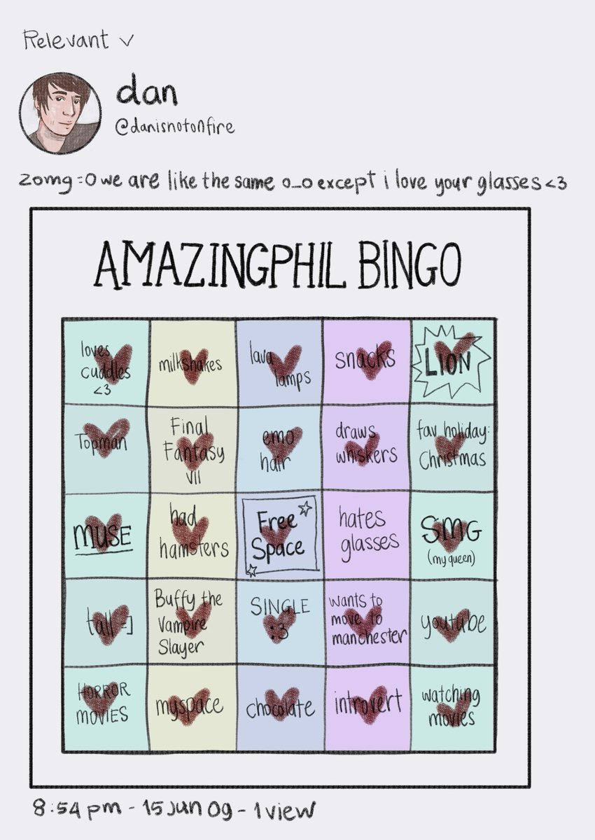 moononphire's tweet photo. Phannie bingo: the origins https://t.co/VPXzHkSRgL
