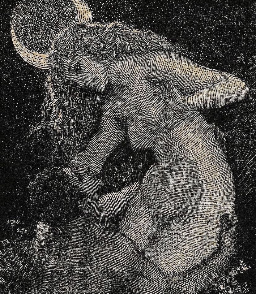 occult__culture's tweet photo. Thief of the Moon, Norman Lindsay (1924) https://t.co/xt92veVDBJ