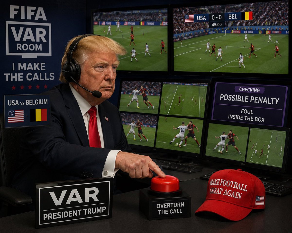 BommelDingen's tweet photo. Heel benieuwd wat het gaat worden vannacht… #FIFA #worldcup #Trump https://t.co/waMfo9xeYL