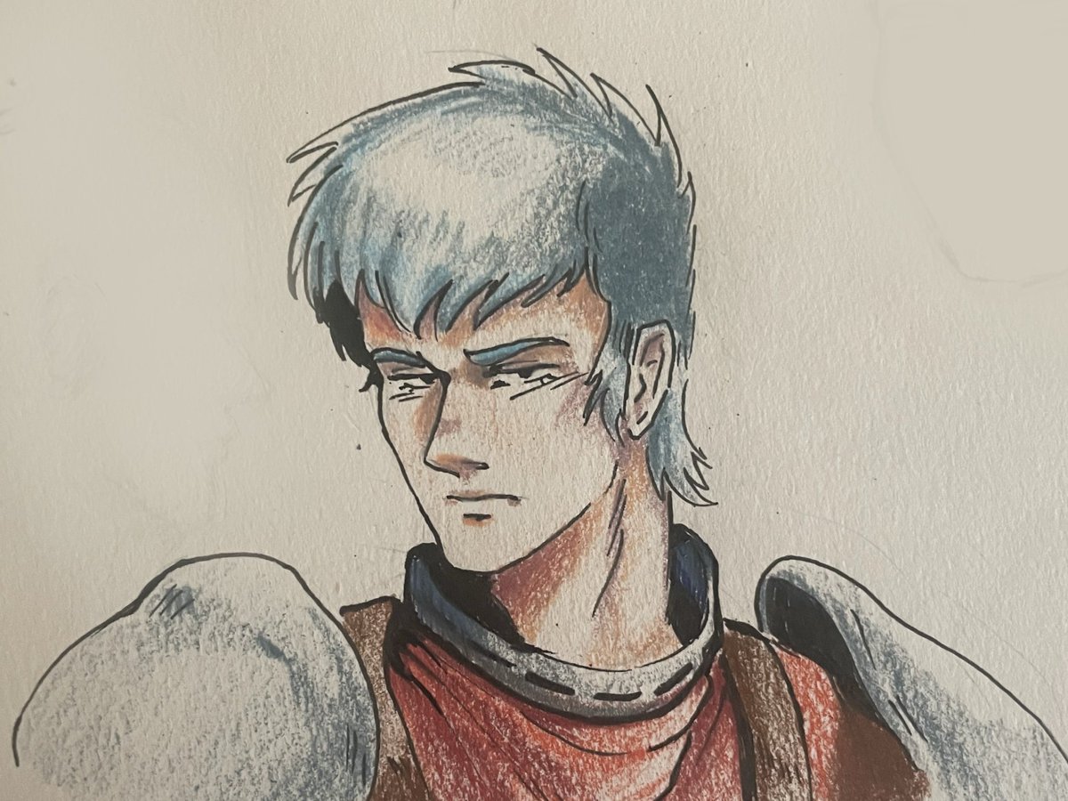 Kamuiis_tail's tweet photo. im kinda getting the hang of coloured pencils https://t.co/rs9OP4O9kV