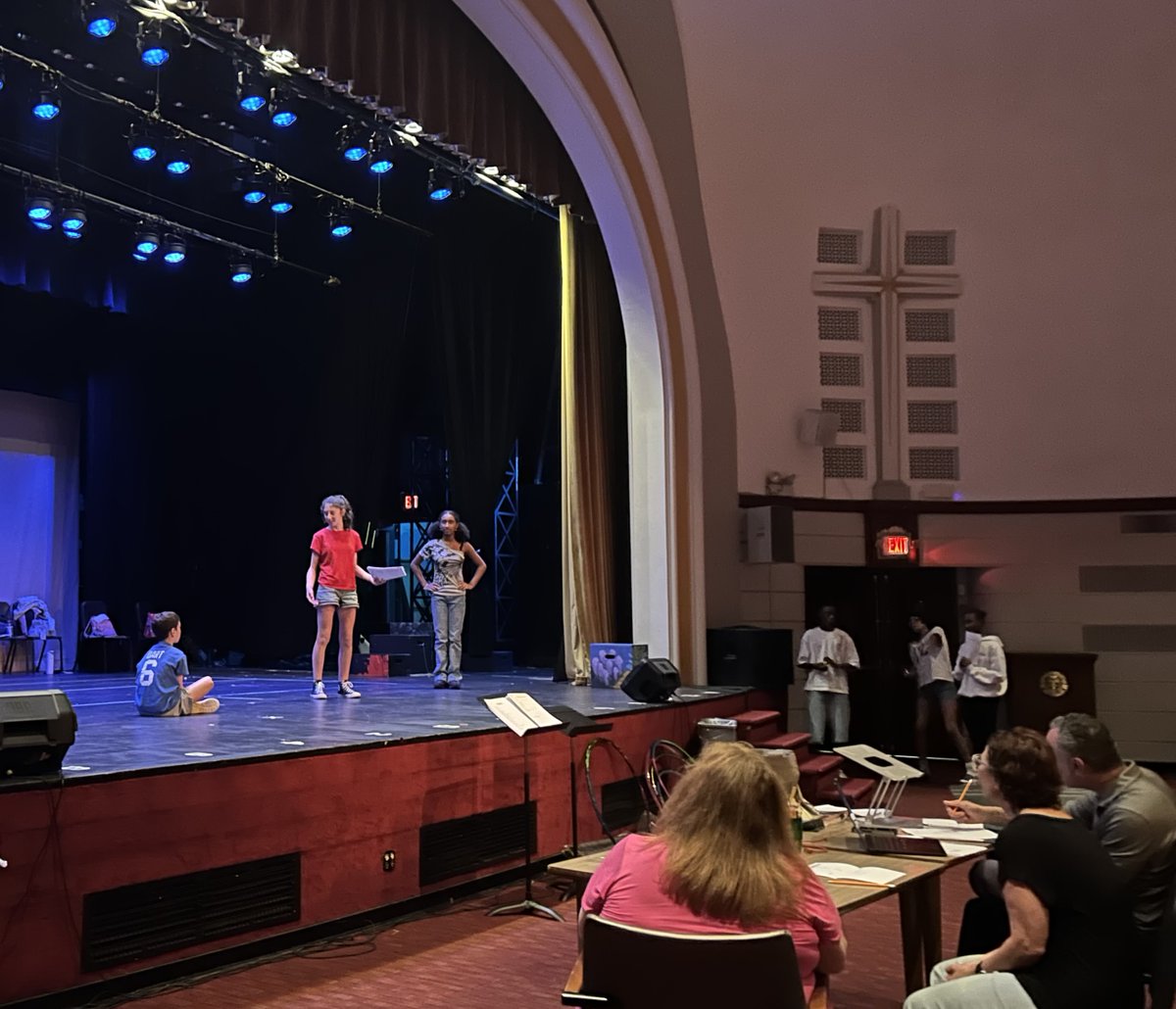 StepinacHS's tweet photo. We are excited to welcome our campers for their first day of Summer Theater Camp. Get ready as they bring the colorful world of Seussical to life! https://t.co/BFgGJnznFi