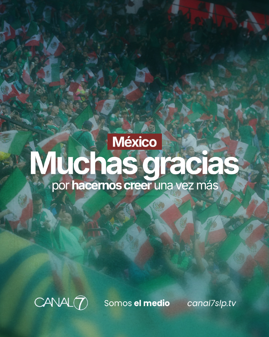 Canal7_SLP's tweet photo. Tocó despedirnos con la frente en alto 🇲🇽
Aún queda mucha historia por escribir. https://t.co/RhRXlV5ok6