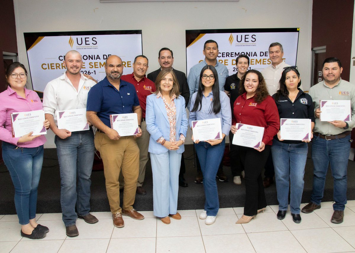 SECSonora's tweet photo. La @UES_MX presentó a la comunidad de UES San Luis Río Colorado los resultados del semestre 2026-1 durante el Informe de Actividades.

Lee el boletín completo en: https://t.co/i00h9UX39q https://t.co/KIe0t7MnKq