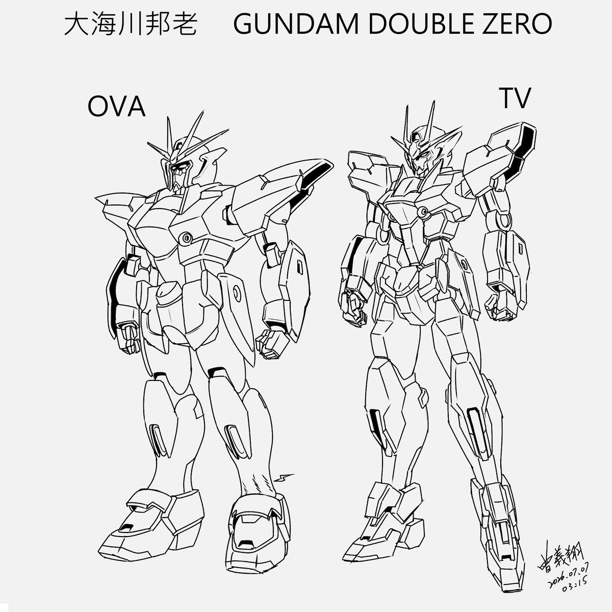 wingsyo345's tweet photo. TQM-260707-1
大海川邦老 GUNDAM DOUBLE ZERO https://t.co/TNJpcoPzAp