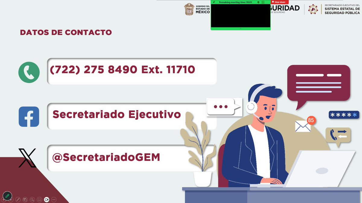 SecretariadoGEM's tweet photo. El Centro de Prevención del Delito impartió la plática “Prevención en el noviazgo”, dirigida a servidoras y servidores públicos del municipio de Jilotzingo, en modalidad virtual.

Durante la sesión se fortalecieron los conocimientos y habilidades para identificar conductas de violencia en las relaciones de pareja, promoviendo vínculos basados en el respeto, la igualdad, la comunicación y el consentimiento, así como la toma de decisiones informadas para prevenir la violencia.