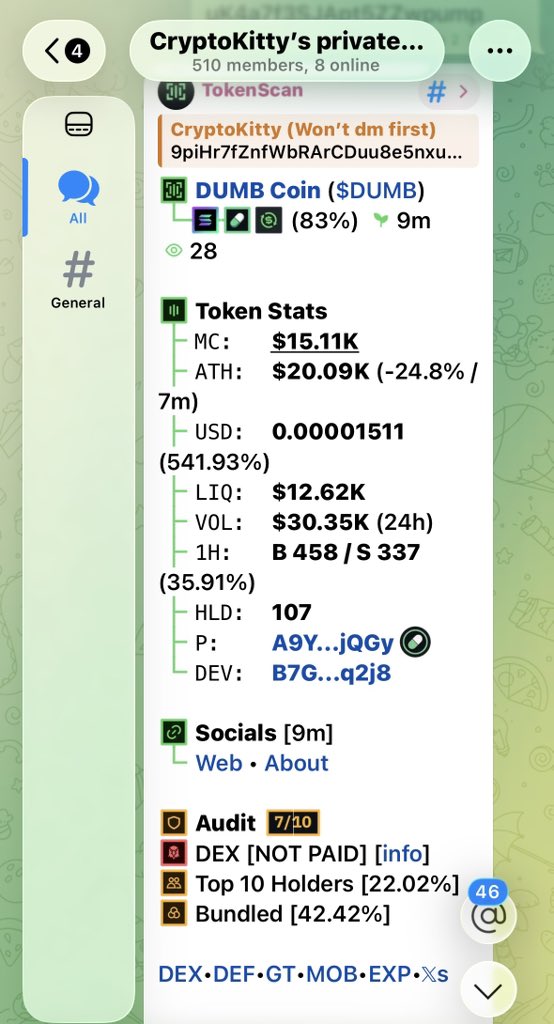 CryptoKittoll's tweet photo. Watch on your entry on $DUMB
CA;

9piHr7fZnfWbRArCDuu8e5nxuK4a7f3SJApt5ZZwpump https://t.co/Eajl5BWMqB