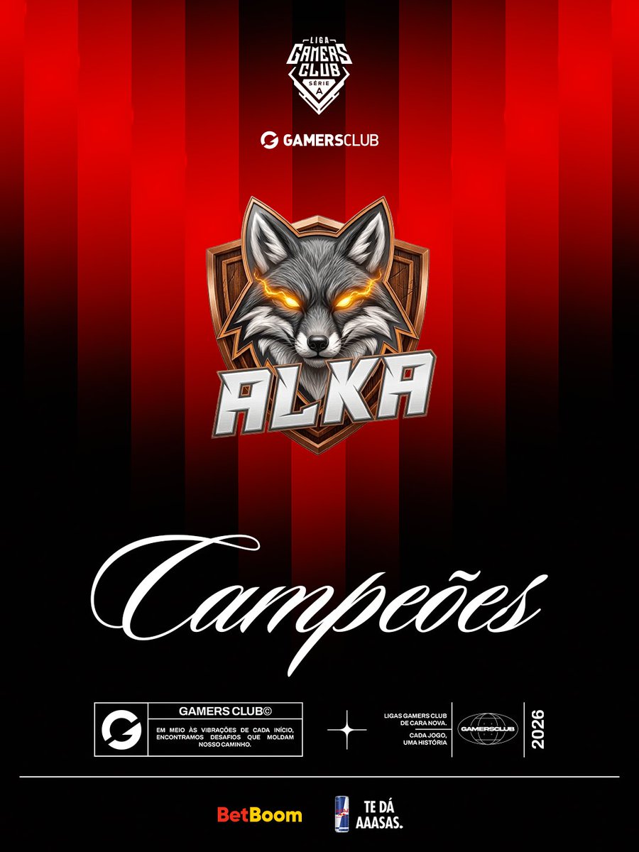 GamersClubCS's tweet photo. A TAÇA É DELES! 🏆

A @alkaesportsbr é a GRANDE CAMPEÃ da #LigaGamersClub Série A de Junho! 🔥

🏅 @cerol011
🏅 @proshowfps 
🏅 @punifps 
🏅 @vinaabEAST 
🏅 @bnccsgo https://t.co/wwW2gYuP7R