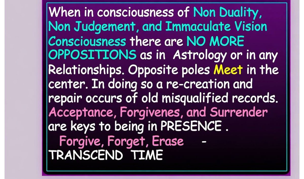 QQSource's tweet photo. From Carbon to Crystal

Forgive, Forget, Erase, Acceptance, Surrender

Transcend Time, this makes you totally Present https://t.co/JnQldpprDo