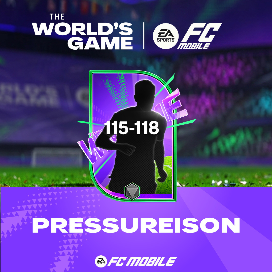 EASFCMOBILE's tweet photo. Big games, high stakes. Enjoy it with a gift. 🎁

Redeem code "PRESSUREISON" to claim your reward  👉 https://t.co/SlpVNaDYKa https://t.co/0VtVUzVLuE