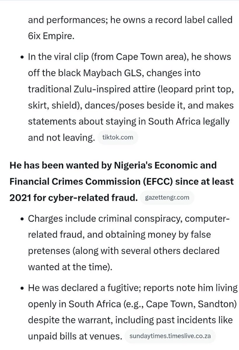 Mysteryman031's tweet photo. @SneKhumaloSA @Mphothegreatest They are all criminals, wanted for 419 scams in their home country. How do they end up here and live so freely? https://t.co/yHNkXNP7NA