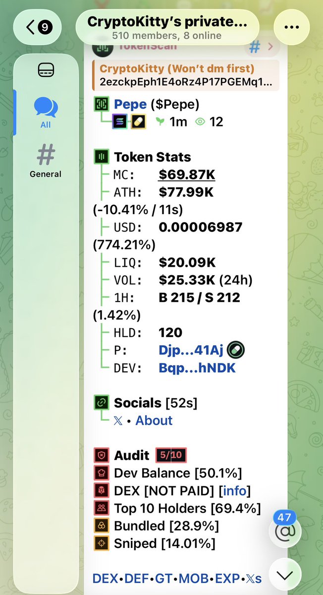 CryptoKittoll's tweet photo. Watch on your entry on $Pepe
Ca;

2ezckpEph1E4oRz4P17PGEMq1pZww6aUm1gunv44pump https://t.co/bhbF8J7BIA