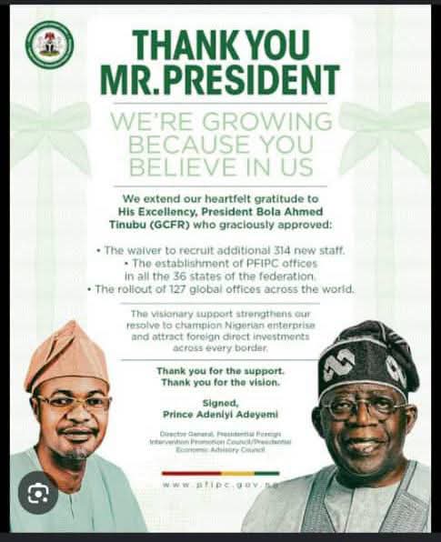 akinyemiobolaji's tweet photo. Gbaja, Tinubu and the "Fake" Agency Saga: When Politics Silences Governance

By Citizen Bolaji O. Akinyemi

I would have assumed that the President is disconnected from the realities of the plight of ordinary Nigerians and concluded that articles by citizens like me mean little or nothing to him, until I heard him respond to the question posed in the title of one of my articles: "Who is this Iya Alakara?"

The President's response was not a private conversation with his wife in the "oza room", apologies to his predecessor. It was made publicly before invited media practitioners when he introduced the First Lady as "Iya Alakara."

That moment told me something important: the President hears. He notices. He is aware of conversations in the public space. But he chooses what to address—and what to ignore.

We may assume that once the Presidential spokesperson issues a statement, the President has spoken. No—not on an issue of this magnitude, where the head of the so-called agency hosted diplomats and investors, posed for photographs with senior government officials, and operated openly from the comfort of his alleged "fake" agency office at the Federal Secretariat.

That is precisely why the President's silence on matters of far greater national consequence has become even more troubling.

Why have Nigerians not heard directly from the President on issues that deserve presidential attention—the Prince Adeyemi Adeniyi Matthew and Rt. Hon. Femi Gbajabiamila saga, and the national embarrassment to which the so-called fake agency controversy has subjected Nigeria?

Recently, Femi Gbajabiamila, while explaining why he did not support Desmond Elliott's bid to return to the Lagos State House of Assembly, openly disclosed that his position as Chief of Staff to President Bola Ahmed Tinubu was allegedly threatened because of the political crisis surrounding the impeachment of Mudashiru Obasa.

More significantly, he told Nigerians that the President considered the Surulere political crisis important enough to summon him to his private residence for discussions.

Whether one agrees with Gbajabiamila's position on Surulere politics is beside the point.

The real issue is what that disclosure reveals about the priorities at the highest level of government.

If the Chief of Staff to the President can publicly suggest that political intrigues almost consumed his office, then Nigerians deserve to ask a simple but fundamental question:

Who is governing Nigeria while the political class remains perpetually occupied with managing politics?

Then came the so-called fake agency saga.

Again, the nation watched another controversy dominate public discourse. Lawyers argued. Political commentators took sides. The media churned out endless analyses. Social media became a courtroom. Government supporters and critics traded accusations.

We are told that Gbajabiamila blew the whistle through a petition reportedly written as far back as October. The obvious question is this: Why was there silence until about three weeks ago, when Prince Adeyemi Adeniyi Matthew publicly presented his own side of the story?

Millions of voices have been heard on the matter.

Yet one voice has remained conspicuously absent.

The President's 

The number steward of our nation that ought to speak authoritatively have remained largely silent. There has been no comprehensive official explanation, no coordinated institutional briefing, no clear timeline of events, and no transparent account of how such an agency allegedly emerged, who approved it, what procedures were followed, or what corrective measures will prevent a recurrence.

That silence is more damaging than the controversy itself.

In every serious democracy, communication is governance.

Leadership is not merely about making decisions. It is about ensuring that citizens understand those decisions and retain confidence in the institutions making them.

When governments allow rumours to compete with facts, rumours usually win.

The real embarrassment, therefore, is not simply whether an agency was genuine or fake.

The greater embarrassment is that Nigerians have been left to depend on speculation instead of official information.

This is not how modern governments operate.

If the matter passed through any ministry, Nigerians deserve to know.

If any department processed the documentation, Nigerians deserve to know.

If the Office of the Secretary to the Government of the Federation had any role, Nigerians deserve to know.

If the Federal Executive Council considered any aspect of it, Nigerians deserve to know.

If no institution approved it, Nigerians deserve to know precisely how the process failed.

To imagine that the Agency had a budget in the 2026 appropriation bill is the height of this revelation. Which committee of the Senate has oversight of the Agency? 

What word can we get from Senator Olamilekan Adeola as the Chairman of the Appropriation Committee on the procedure that privileged the Agency to make it on the budget?

Every institution connected with the matter should issue a formal public account of its role—or lack thereof.

That is how confidence is rebuilt.

Anything less leaves government looking confused.

It is also unfair to innocent public servants whose reputations remain under suspicion because no official process has clarified responsibility.

The impression created by political marketers before the 2023 election was that President Bola Ahmed Tinubu had built his political reputation on organisation, discipline and strategic coordination, with Lagos frequently presented as the evidence of that pedigree.

Those strengths must now be demonstrated in governance—unless they were merely products of political branding.

Politics wins elections.

Governance builds nations.

Nigeria cannot continue operating as though political management is an adequate substitute for institutional leadership.

This episode should become a defining moment.

The President should direct every institution connected with the matter to publish a factual account of its involvement, identify procedural failures, recommend reforms, and implement sanctions where necessary.

Such openness is not a sign of weakness.

It is a demonstration of confidence.

Globally, effective leaders understand that credibility is preserved by confronting controversy early, directly and transparently.

A useful example is President Donald Trump's handling of the 2025 unrest in Los Angeles. The administration moved swiftly to communicate its position publicly, announcing the deployment of federal forces, explaining the legal authority upon which it relied, and defending its decisions through coordinated White House briefings and official statements. Whether one agreed with the policy or not, there was little uncertainty about where the administration stood or who was accountable for the decisions taken. That clarity is an essential ingredient of effective leadership during moments of national controversy.

That is one of the enduring principles I explore in my forthcoming book, Global Leadership Code: leadership cannot outsource communication during crises. A vacuum of official information is quickly occupied by speculation, and speculation erodes institutional legitimacy.

Nigeria must embrace that code.

The Presidency should not merely react to crises.

It should define the national narrative through truth.

This is bigger than one agency.

It is about restoring confidence in the architecture of governance.

It is about reminding every public institution that silence is not neutrality.

Silence is communication.

And sometimes, silence communicates institutional failure.

Mr. President, this is your mandate! On this, no other person should stand on this for  you.

Do I need remind the President of the key commitments in the oath of his mandate, which are:

To be faithful and bear true allegiance to Nigeria.

To discharge the duties of President faithfully and in accordance with the Constitution and the law.

To preserve the Fundamental Objectives and Directive Principles of State Policy.

Not to allow personal interests to influence official decisions.

To preserve, protect, and defend the Constitution.

To abide by the Code of Conduct.

To do right to all people without fear or favour, affection or ill-will.

To maintain the confidentiality of matters of state except as required by duty.

To devote himself to the service and well-being of the people of Nigeria.

Mr President, on the account of your mandate, call every institution to account.

Require every file to be traced.

Publish every stage of the process.

Tell Nigerians exactly what happened.

Where laws were broken, prosecute.

Where procedures failed, reform them.

Where officials erred, discipline them.

Then move the nation forward.

That is how democracies mature.

That is how institutions earn respect.

That is how presidents rise above politics to become statesmen.

Nigeria does not need another cycle of endless opinions.

Nigeria needs official truth.

History will remember not merely that a controversy occurred.

History will remember whether leadership had the courage to confront it with transparency, resolve it with integrity, and restore public confidence in the institutions of the Nigerian state.
@YayiAdeola @NGRPresident @officialABAT ​@femigbaja ​@EiENigeria 
​#NigeriaPolitics ​#LetThePresidentSpeak ​#StateOfTheNation ​#RenewedHope
