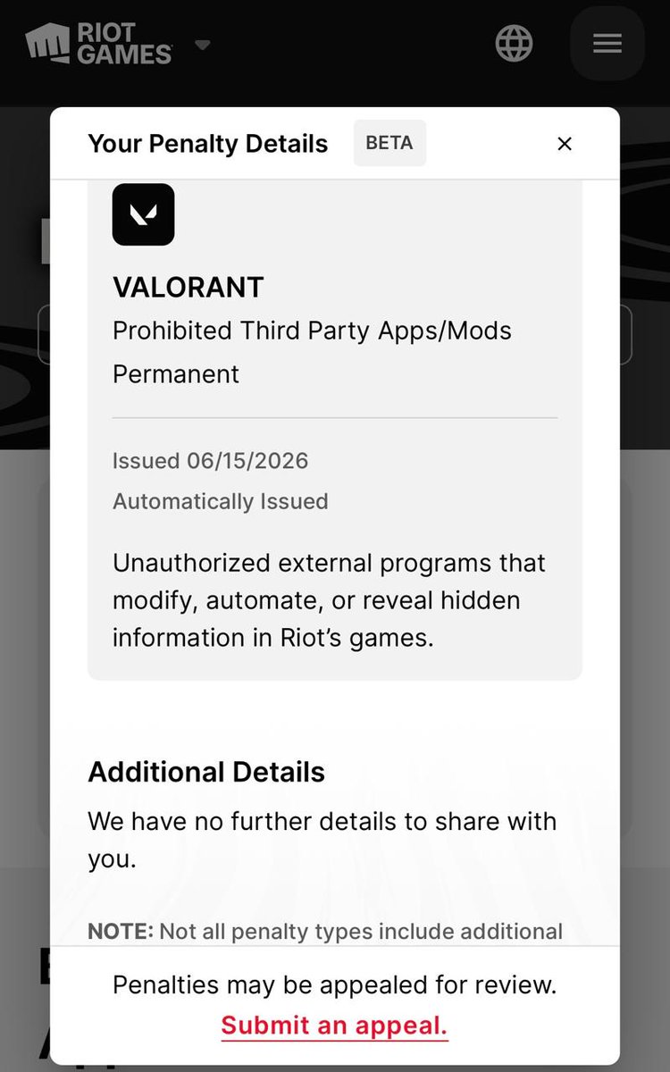SanyamJain_67's tweet photo. Omg I was false banned from valorant and @RiotK3o just unbanned me with the help of this goated guy @WarframeExposed !
For those who are false banned I put over 14 support tickets , got denied every SINGLE time!
but don't lose hope as there might be a GOATEDriot staff to help u! https://t.co/SuqDjoH6Uz