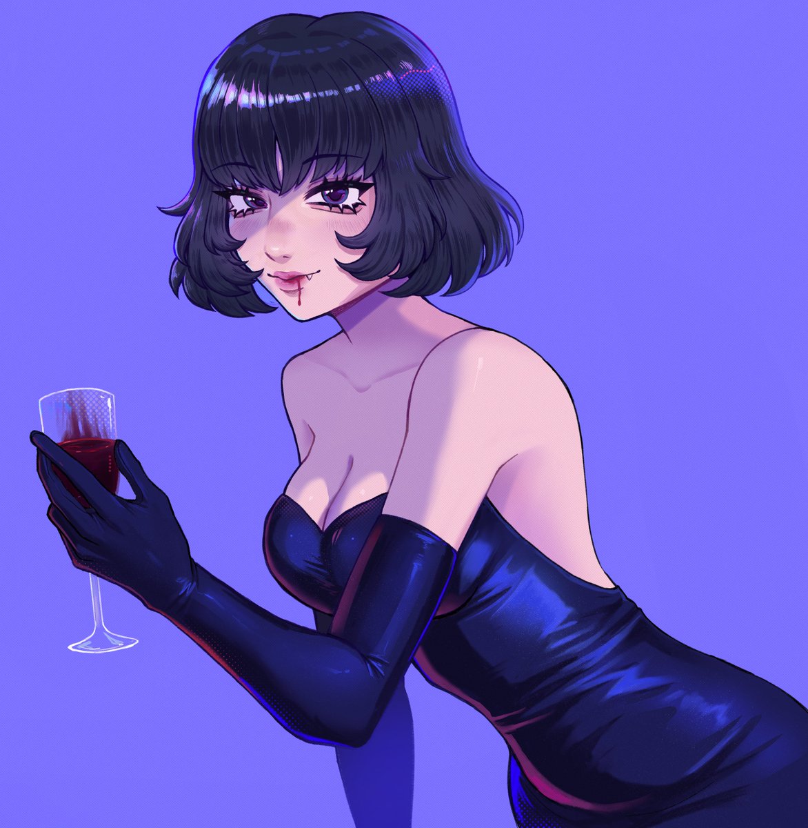 VirtualAmmonia's tweet photo. what Mina Ha thinks climbing the vampiric social ladder looks like
.
#minaha #deadlock #deadlockart https://t.co/zZwowMWfTJ