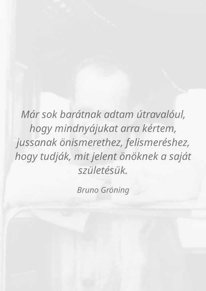 bruno_kor's tweet photo. Napi Gondolat:
,,Már sok barátnak adtam útravalóul, hogy mindnyájukat arra kértem, jussanak önismerethez, felismeréshez, hogy tudják, mit jelent önöknek a saját születésük." (Bruno Gröning)
#NagykanizsaBGf #BrunoGröning #NapiGondolat https://t.co/fdK7ymmTOw