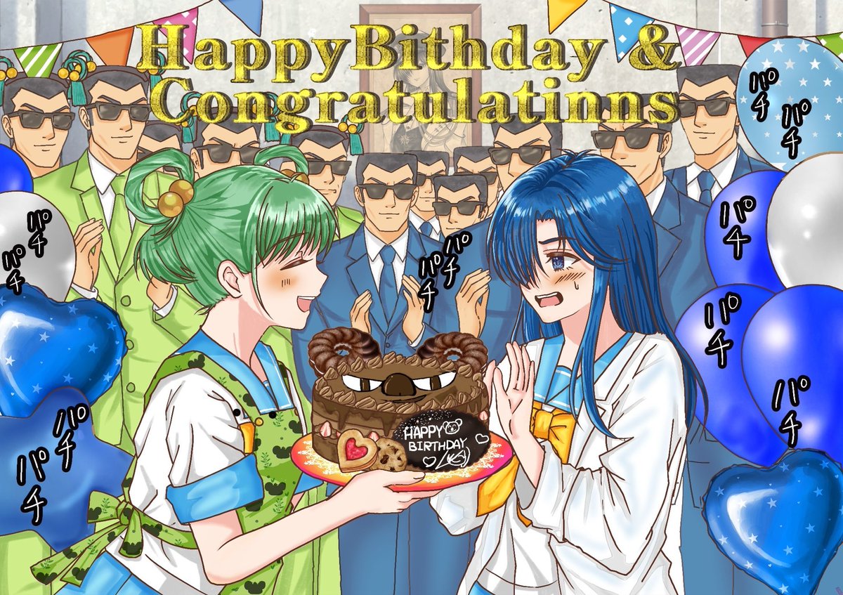 33fuuoekaki's tweet photo. 紐緒さんお誕生日おめでとうございます♪
今までもこれからも
ずっと大好きです💙

ファンミに送ったハガキの完成系はこれでした😎
アンジェさんの頭の中の世界観をそのまま形にしたら全て手描きなのにまるでAIみたいな絵になりました（笑）電脳の世界って事かしら？🤖💙

#紐緒結奈閣下生誕祭2026 https://t.co/vDIdFLR2QS