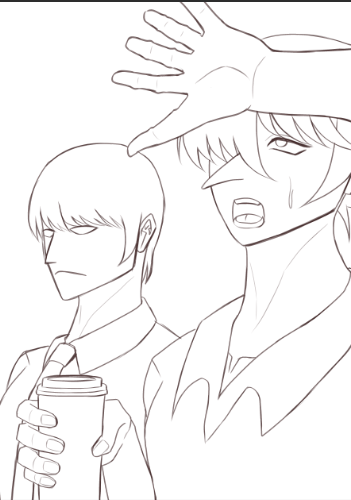 eyeofthebanshee's tweet photo. エアコン壊れてクソ暑いのでクソ暑い絵を描こうとしています https://t.co/ab1UU9YQfH