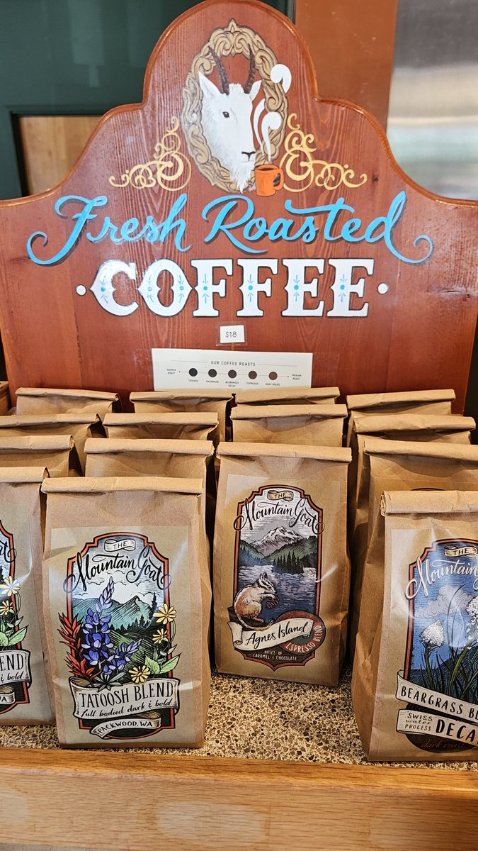 space_queen23's tweet photo. Yummy, some mountain goat coffee. #MtRainer #Packwood
🌲🇺🇸 https://t.co/8gJY2P5PwU