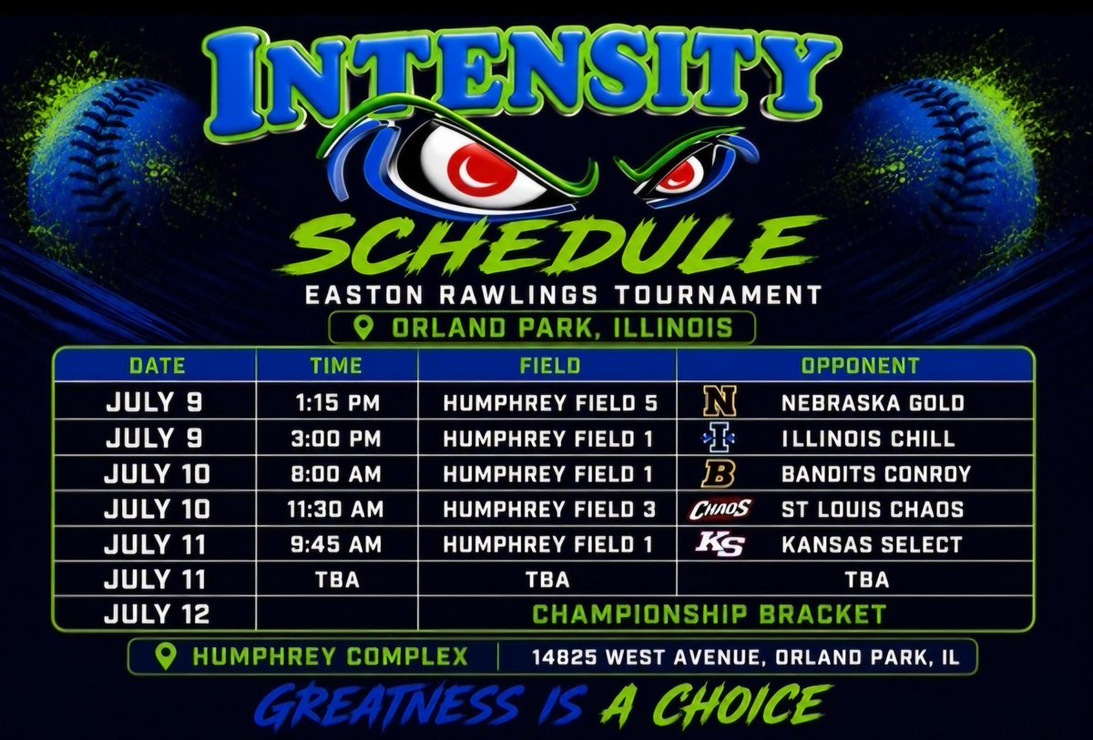 Timora_Hall2010's tweet photo. Next stop🛑 Chi-Town!!! Coaches come check us out🔎 🥎💙💚 @intensitykod
@CoachLarissaA @CoachJayGwyn @CoachBella42 @epsteinhitting @ConnorMammola @TexasCoachWhite @EhrenEarleywine @PattieeeRuthhh @UACoachMurphy @lmcmahon7 @KaylaBraud1 @adamarbour @OSUcoachG @Coach_Shippy @carrieeberle @bergy_9 @Coach_Inouye @LF16Ucla @mysha_sataraka @MelyssaLombardi @lysssscat32 @kayjax24 @_TimWalton @Coach_AT @FranEnea10 @svanbrak @UGACoachTony @Syd_finch @chelsw20 @MikeDavo17 @Trisha_Ford @jeffharger @RussHeffley @CoachELeyba @CoachMcFalls @LauraHeberling @CoachChiles3 @JackNLucysDad @ShannonSaile @CoachMFrezzotti @CoachBBuchanan @CoachMalveaux @A_Freeman9