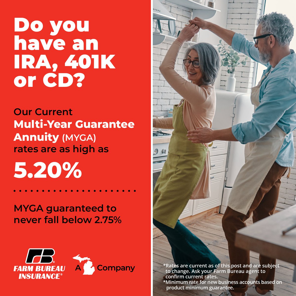 mifarmbureauins's tweet photo. 🎆🫕 July Rate Updates 🗽🦅 
What better way to follow up celebrating Independence Day than looking into securing your own long-term financial independence. We're here to help when you're ready to learn more about your options! https://t.co/BQlDwzOgc9