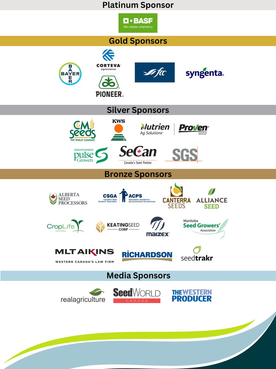 Seeds_Canada's tweet photo. We are excited to welcome everyone to our 2026 Annual Conference! We'd like to recognize &amp; thank our sponsors, whose contributions are vital to making our conference a success! #SeedsCanada2026 https://t.co/r1OQUqZ3Ar
