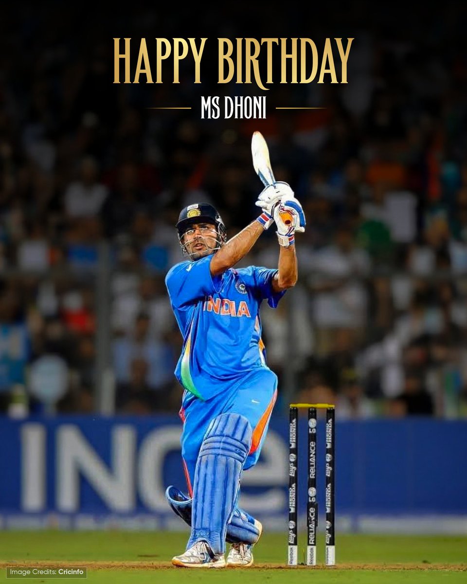 KKRiders's tweet photo. The calmest man in the noisiest moments 🫡🎂

Happy Birthday, MSD 🥳 https://t.co/2kahVlizHQ