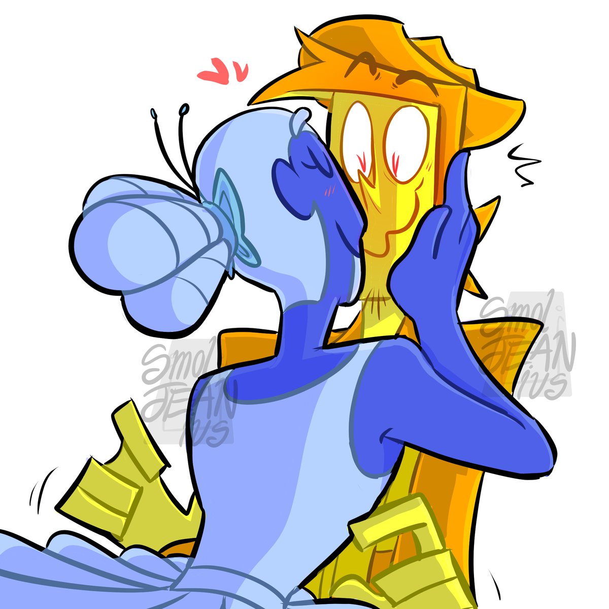 smoljeanius's tweet photo. Look at these goobers
#deltarune #yellow #blue #deltarunespoilers https://t.co/gxsUXWcRxv