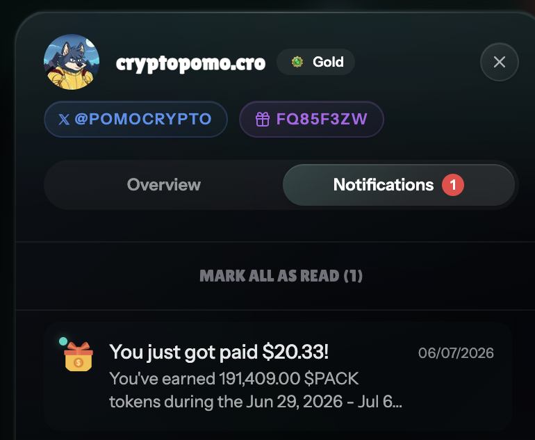 CryptoPomo.CRO | 212 🦁 tweet media