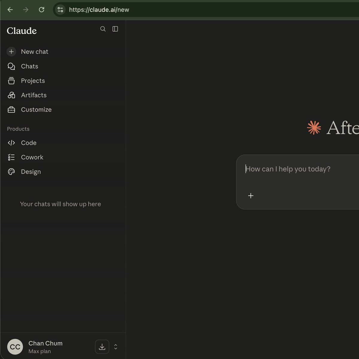 chanbuildz's tweet photo. All chats history is gone. @claudeai https://t.co/d0fwso1rlm