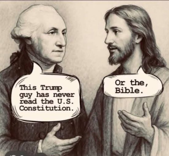 KaylaDavis2000's tweet photo. The First Amendment doesn't protect you, @DonaldTrump , from reading comprehension. 📖⚖️
#TrumpBible https://t.co/ZRq6MfEdcv