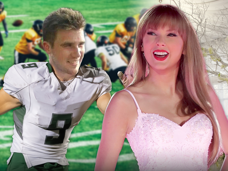 TMZ's tweet photo. ❤️ Taylor Swift tells Travis Kelce she wishes she knew him in high school in wedding vows.

Read more: https://t.co/PraeCA0ZIU https://t.co/SgCvZETqPM