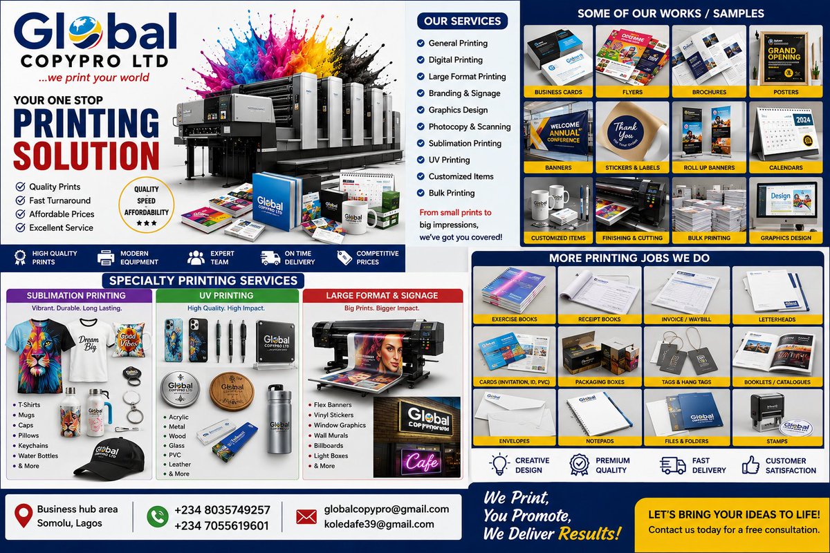 realp_prints's tweet photo. @ruffydfire Kindly patronize us for all your printing and branding needs. We are committed to delivering premium-quality prints with professionalism, creativity, and timely delivery. https://t.co/a3kFNXTYOa