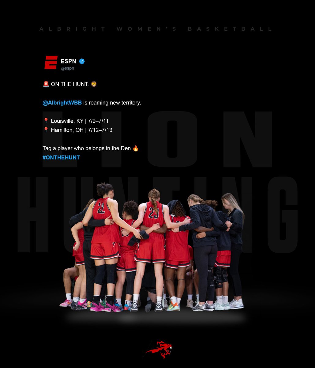 Albright WBB tweet media